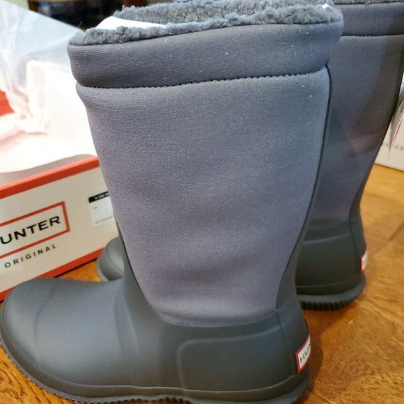 NEW Women's Hunter Sherpa Lined Original Roll Top Boot Waterproof Insulated - Picture 2 of 5